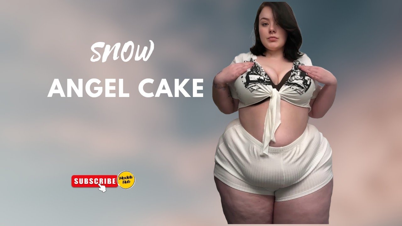 Snow Angel Cake 💥 Curvy Plus Size Beauty | Instagram Sensation | weight