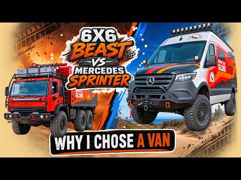 6x6 Beast vs Mercedes Sprinter | Why I Chose A Van