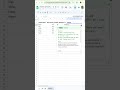 Google Sheets me AI Attendance System 🔥@premsukhsirohi #excel #spreadsheetmagic #exceltips