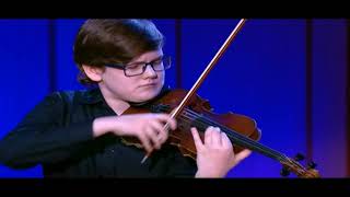 18 Щелкунчик 1 тур Неустроев Михаил  (скрипка), 13 лет, Россия (г. Москва)