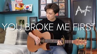 Video thumbnail of "You Broke Me First - Tate McRae - Cover (fingerstyle guitar)"