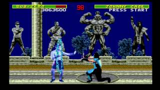 Mega-CD - Mortal Kombat - Sub-Zero (Fatality Run)
