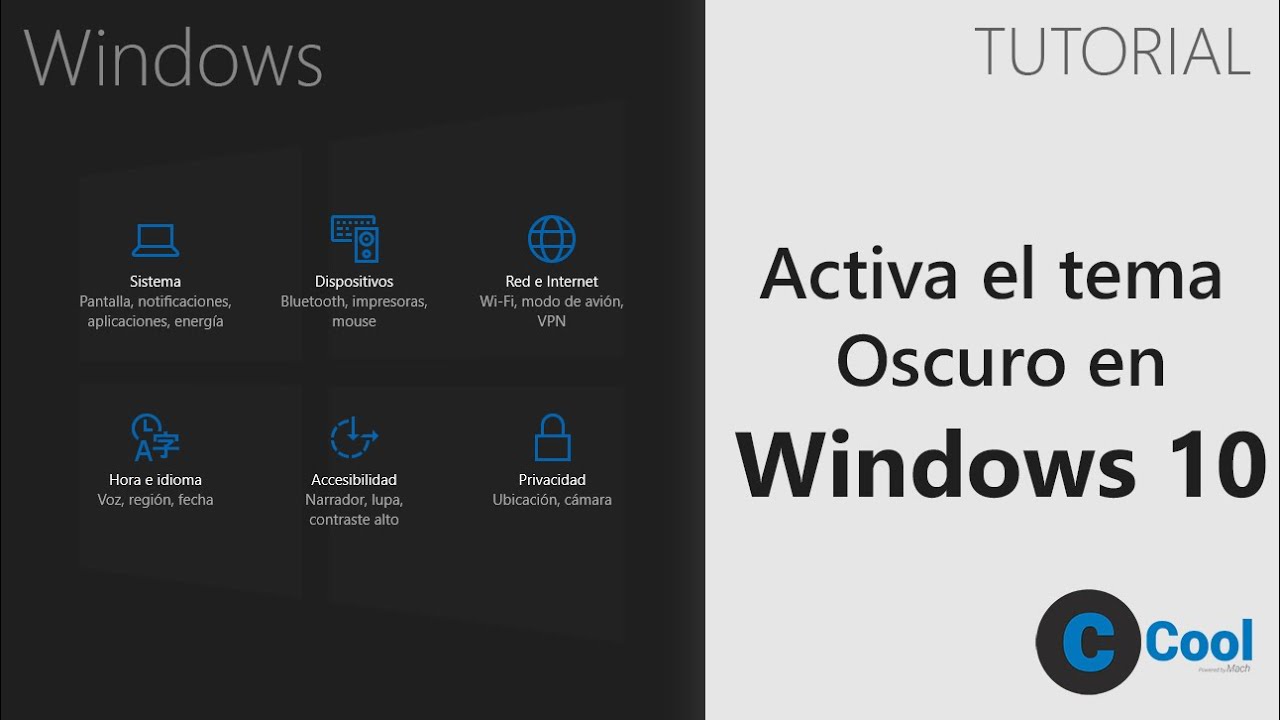 Como Activar El Tema Oscuro En Windows 10 Tutorial | como activar el tema oscuro en windows 10 tutorial Como Activar El Tema Oscuro En Windows 10 Tutorial | como activar el tema oscuro en windows 10 tutorial