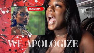 We the people “ apologize”MEGAN THEE STALLION COBRA REACTION VIDEO