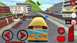 Kids School Trip Bus Game 3D : New Character Unlocked - Android GamePlay FHD screenshot 2