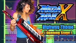 MEGAMAN X  Highway Theme / Opening Stage ( KEYTAR COVER )