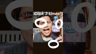 click 3 times