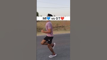 MI💙 vs GT❤️||Mumbai Indians and Gujarat titans||#ipl #running #shorts #army #exercise