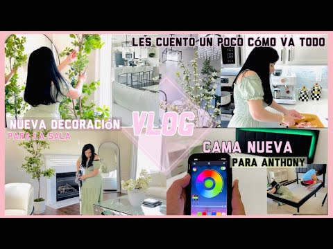 AbrVlog#1|llegó  La cama Nueva |Cambios en La Sala Se ve Mejor asi  | Sigo muy Triste 😢  |NadyVlogs