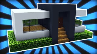 Cara membuat rumah modern dengan cepat di mcpe