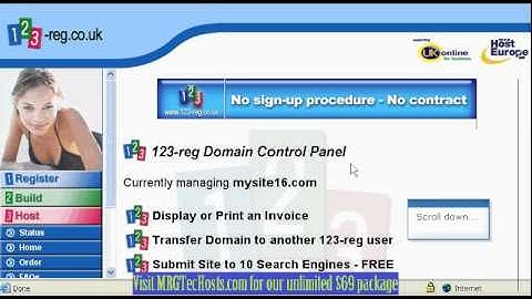[MRGTecHelp.com Name Servers (NS) Tutorial Series] Creating Private Nameservers at 123-Reg