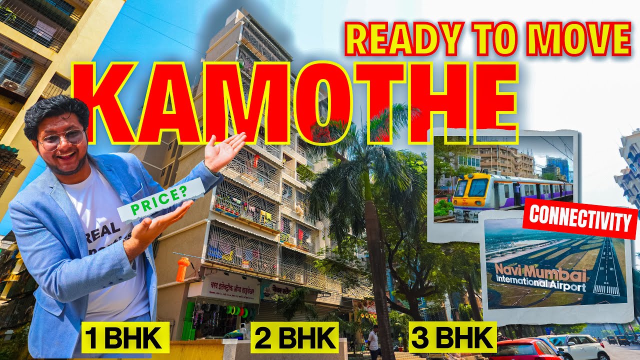 1 BHK Ready to Move in Kamothe | 1/2/3BHK Big Carpet Area | Navi Mumbai Flat Price #88