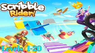 Scribble Rider Gameplay Levels 1-20 (iOS, Android) screenshot 4
