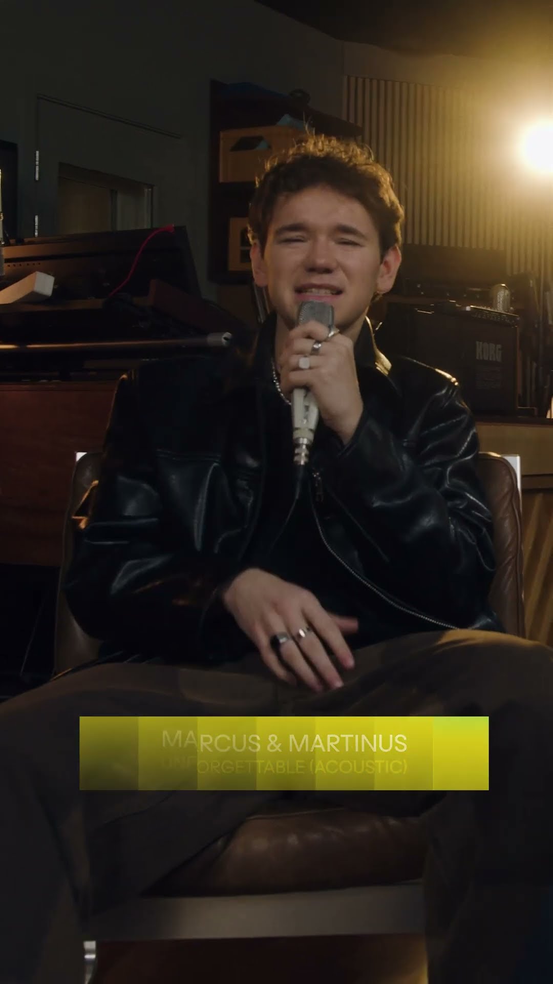 We won't be forgetting this for some time – an acoustic version of Unforgettable ?? #Eurovision2024