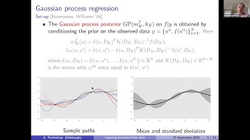 ExCALIBUR SLE 2: Aretha Teckentrup: Learning functions from data