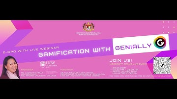 ELTC Webinar (Microsoft Teams Live Event): Gamification with Genially