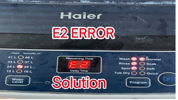 haier washing machine e2 error code ! haier washing machine e2 (@Harpal2905)