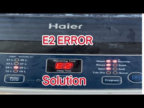 haier washing machine e2 error code ! Haier Washing Machine E2 Error? (@Harpal2905)