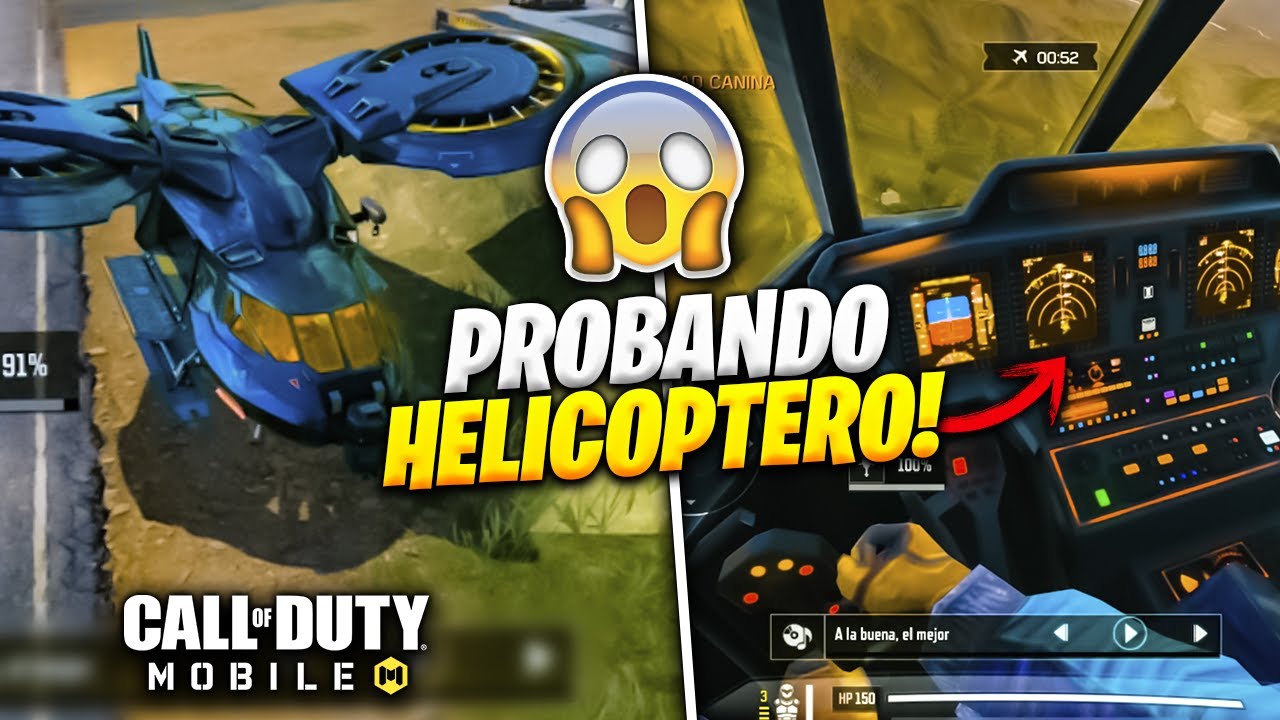 PROBANDO el NUEVO HELICÓPTERO LEGENDARIO y ALAS DELTA en COD MOBILE ...