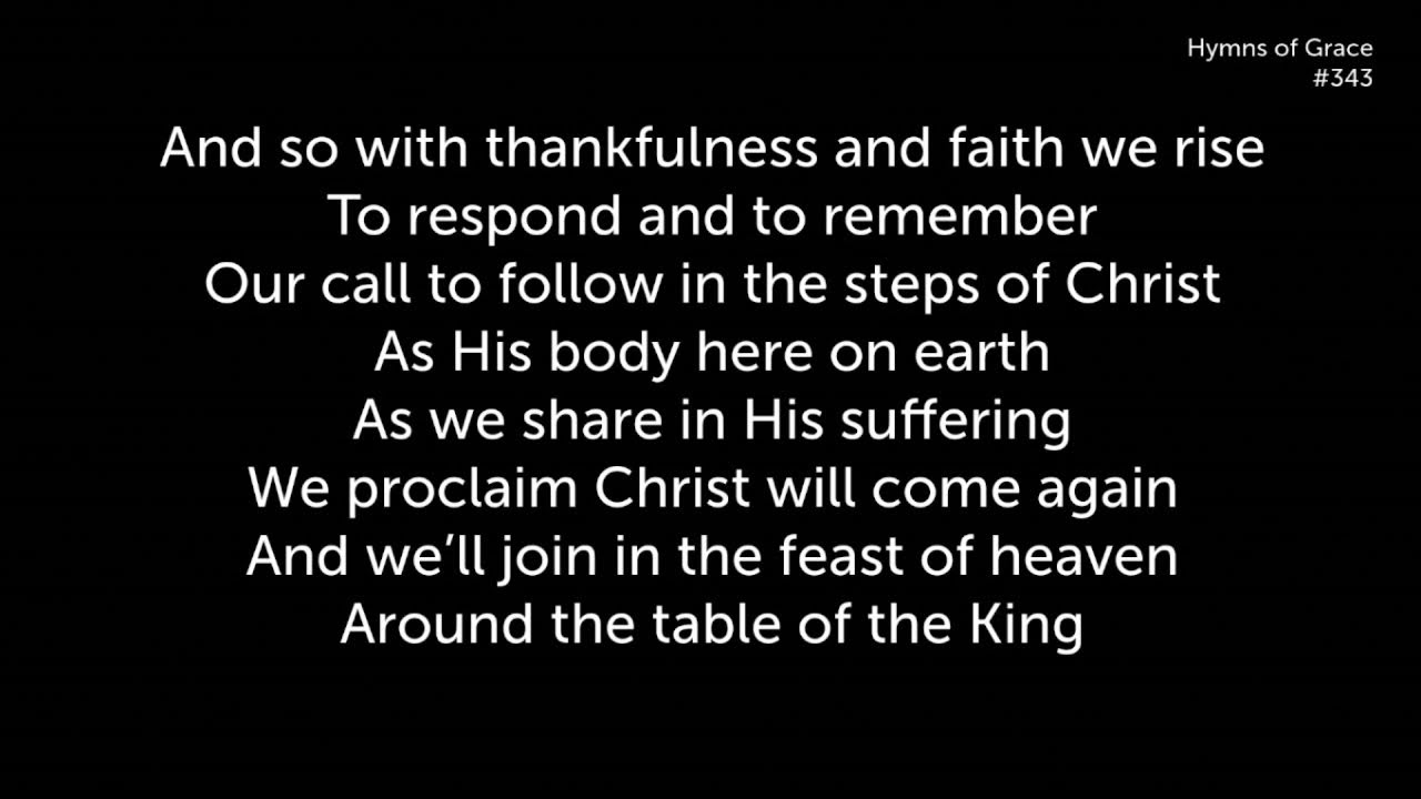 Sunday Evening - 1-11-26 - Observance of the Lord's Table