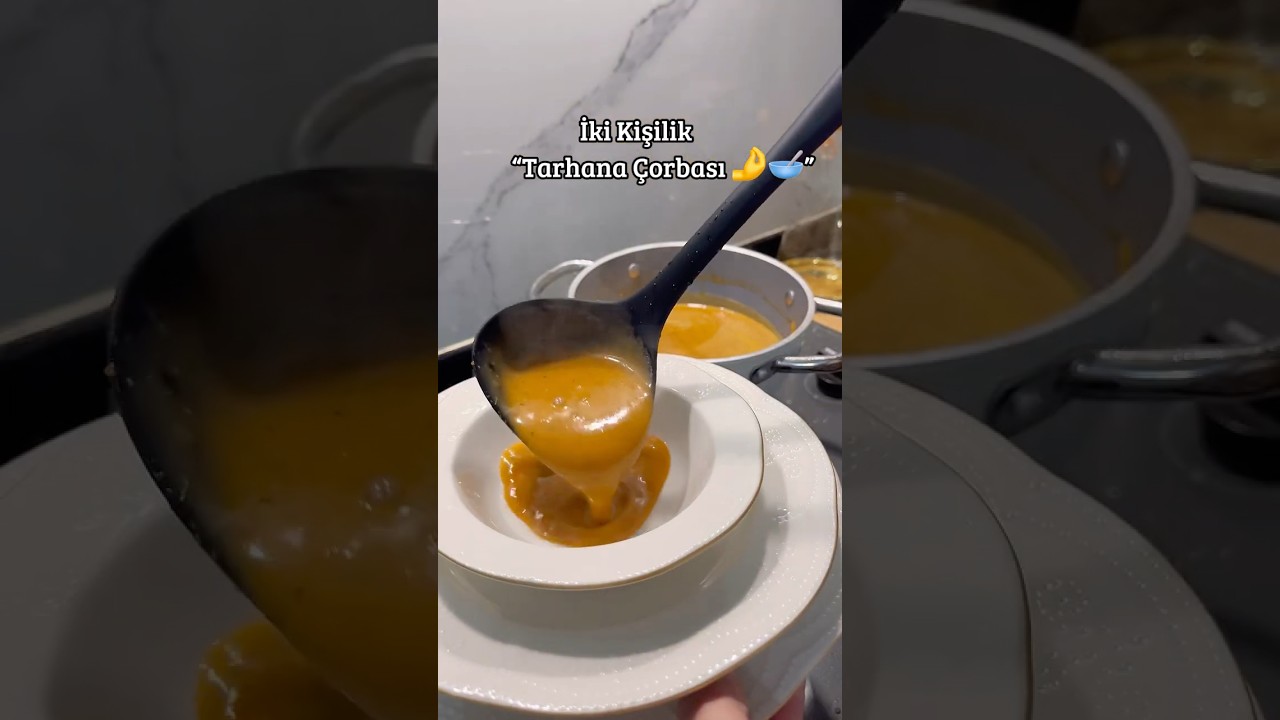 İki kişilik tarhana çorbası #evyapımı #pratiktarifler #tarif #yemektarifleri #recipe #tarhana