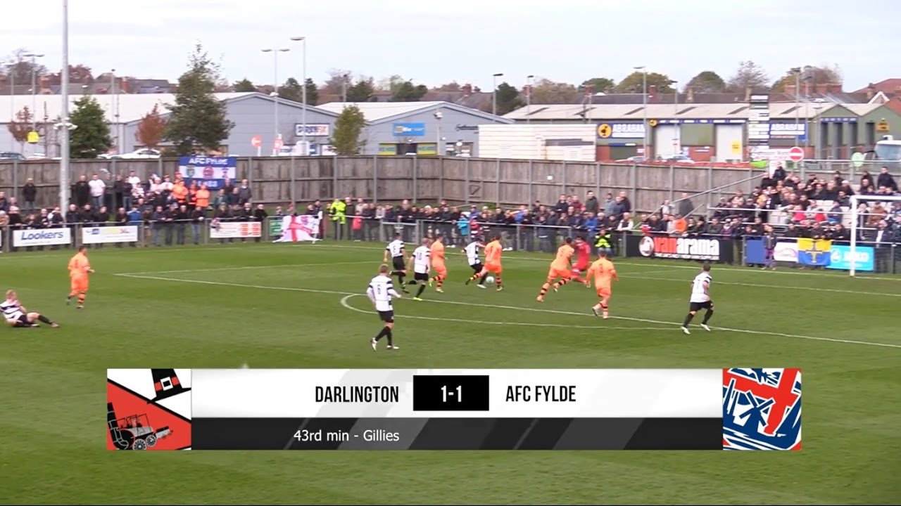 Darlington 1-1 AFC Fylde - Vanarama National League North - 2016/17
