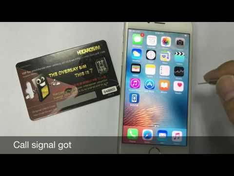 heicardsim 7 unlock iphone6/6P with USIM 4G