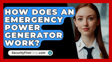 How Does An Emergency Power Generator Work? - SecurityFirstCorp.com