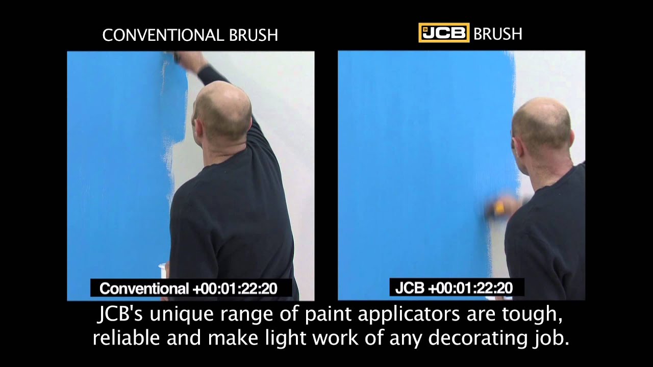 JCB Paint Brush Speed Trial Film YouTube