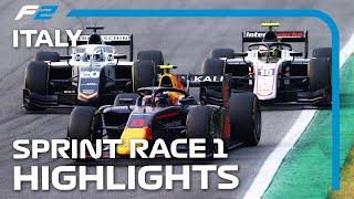 F2 Sprint Race 1 Highlights | 2021 Italian Grand Prix