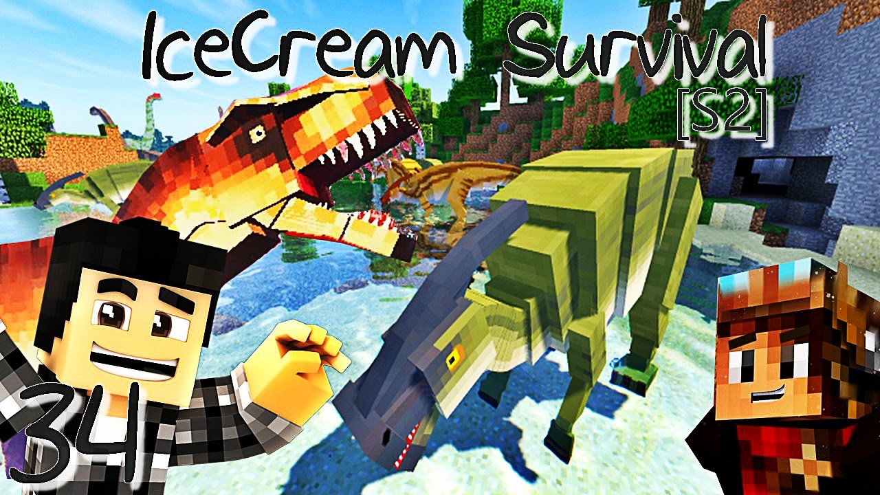 fright night NOTRE ARMÉE DE DINOSAURES ! | IceCream Survival [S2] ! #Ep34