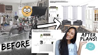 Interior Design| Redoing My Parents Dining Room/ Creating Office Space/ What I am doing &amp; Why!