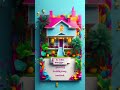 Telugu Colorful 3D Gruhapravesham Invitation P1393