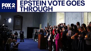 House and Senate passes bill to force release of Epstein files