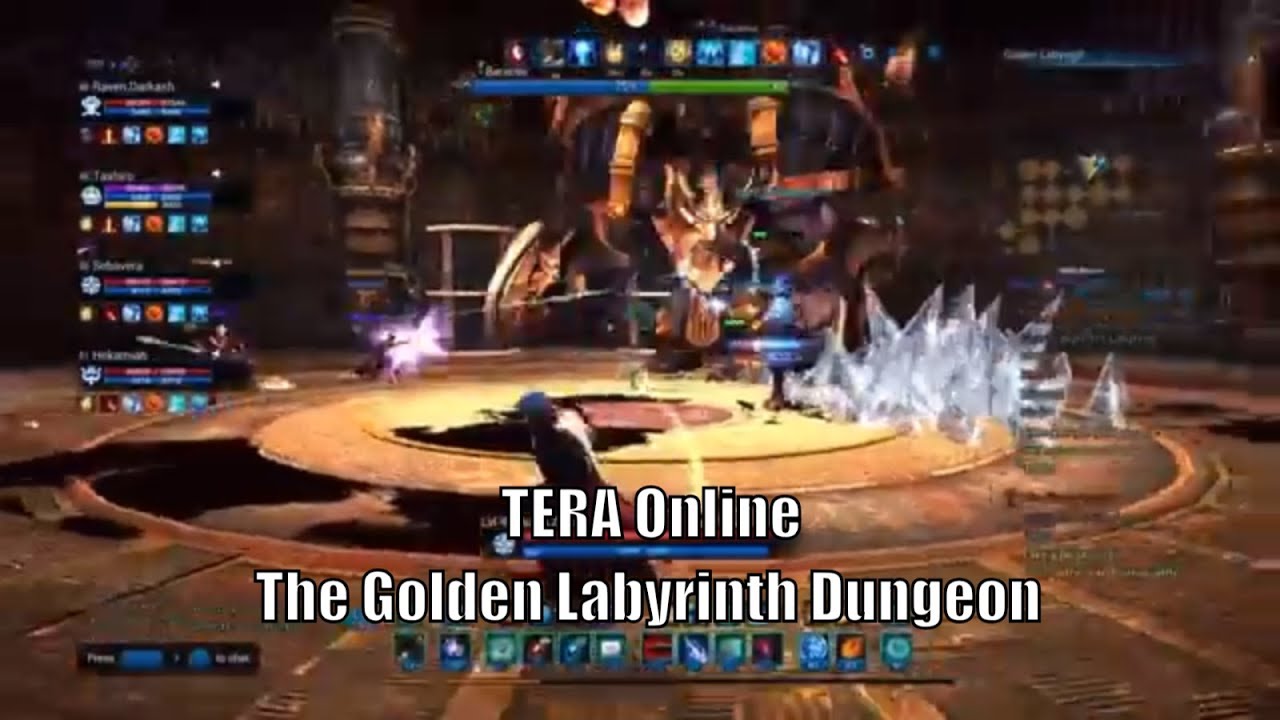 TERA #20 - The Golden Labyrinth Dungeon - YouTube