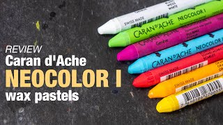 Review: Caran d'Ache Neocolor I wax pastels Update