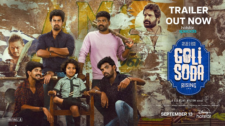 Hotstar Specials: Goli Soda Rising | Streaming September 13 | DisneyPlus Hotstar