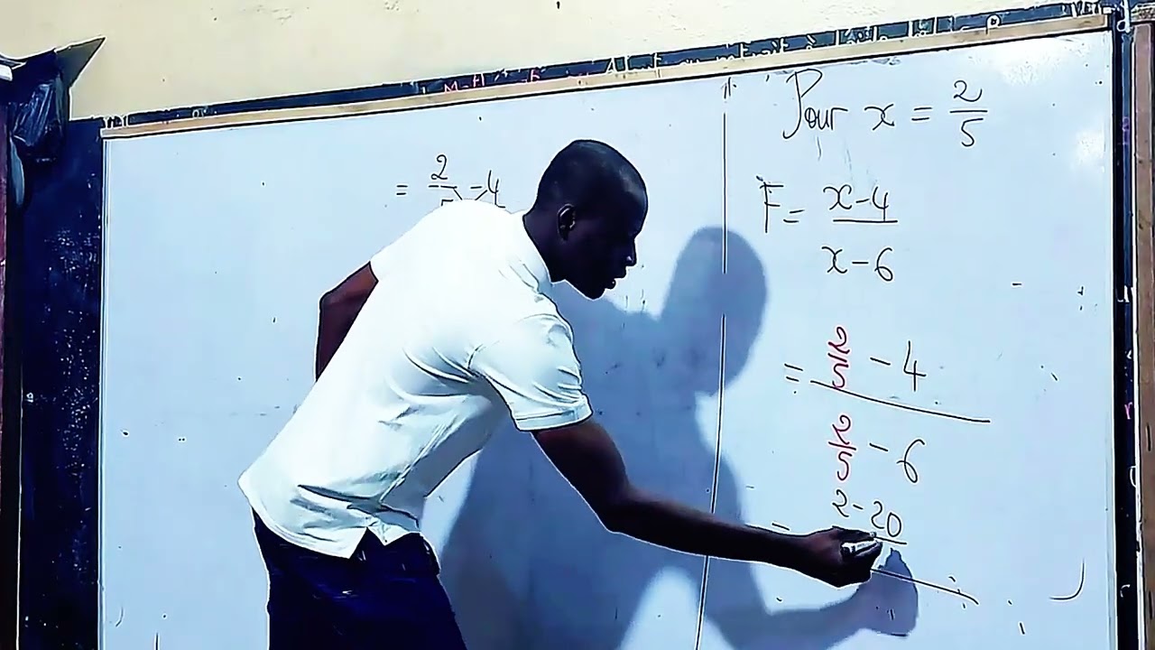 Comment  calculer  la  valeur  numerique d'une fraction rationnelle