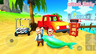 Pak Endut Beli Mobil Api dan Mobil Zebra | Game Wilson Kiddy