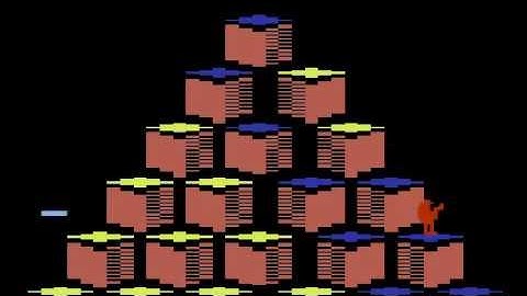 Qbert Reinforcement Learning Gameplay