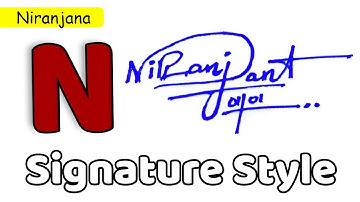 ✅ Niranjana Name Signature Request done