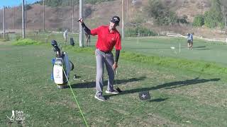 Get your swing on plane!!  Swing Parallel to the Line of Action with The PRO!