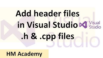 Add header files (.h & .cpp) in Visual Studio C++ | Windows 10/11 | Step by step guide