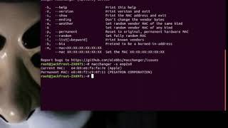 How to install and use Macchanger.