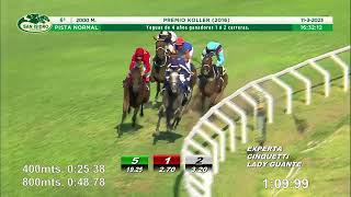 Vidéo de la course PMU PRIX PREMIO KOLLER 2016