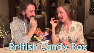 Americans Trying British Candy - British Candy Box Review | Christmas Box