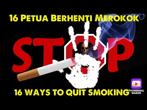 16 Petua Berhenti Merokok | Cara Cara Berhenti Merokok sangat mudah selamanya | Cukup mudah Berhenti