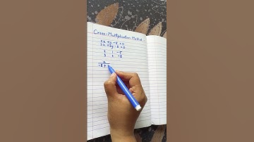 #Cross multiplication Method ###maths###class x###