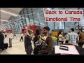 Back to Canada Emotional Time | jass nu Klle wapis jana Pya Canada | vlog | Canada | #canada