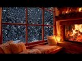 Peaceful Winter Jazz Fireplace ❄️ Gentle Sounds for Focus and Inner Calm